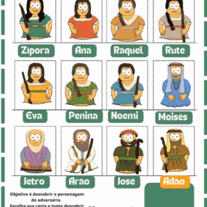 Jogo Cara a Cara: Heróis da Bíblia